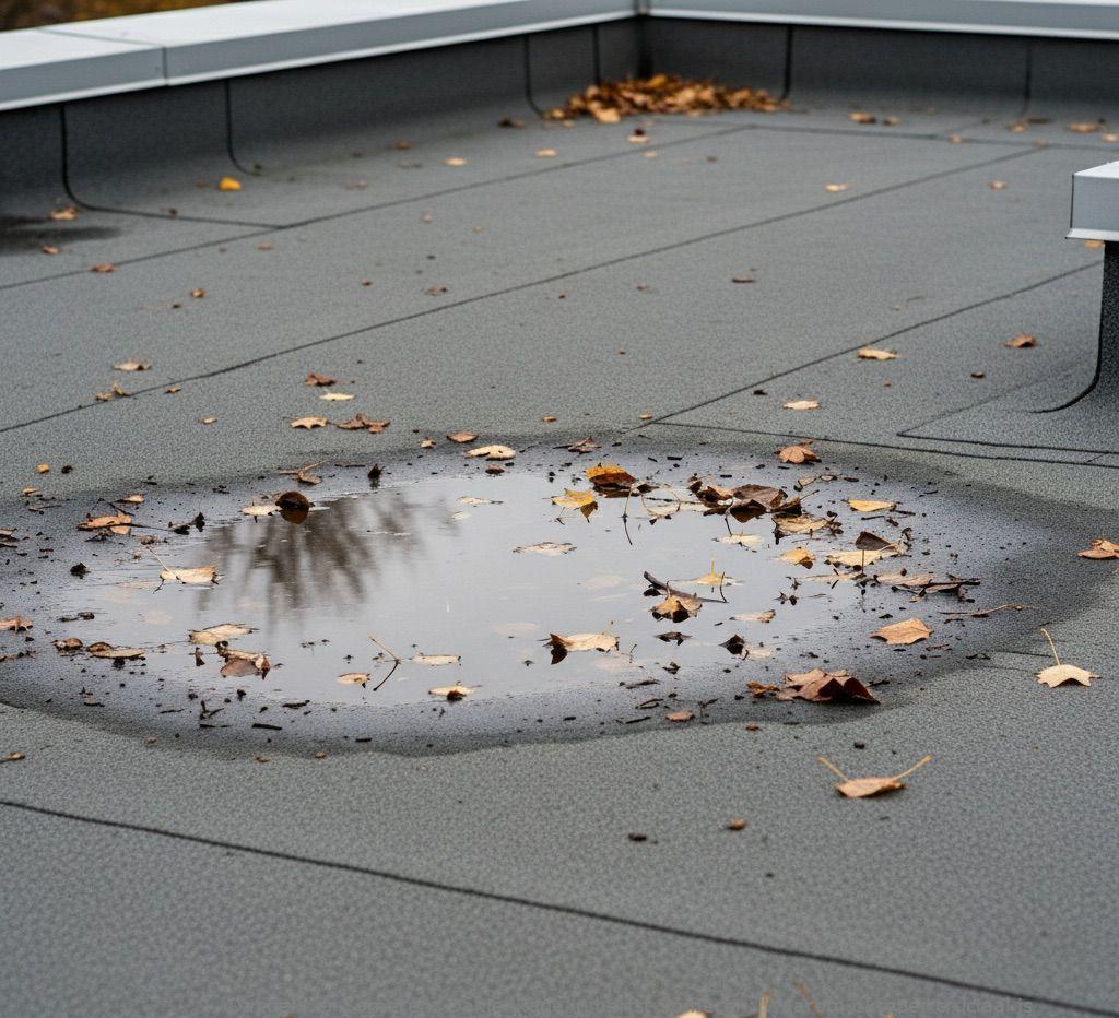 Daklekkage In Herfst Someren