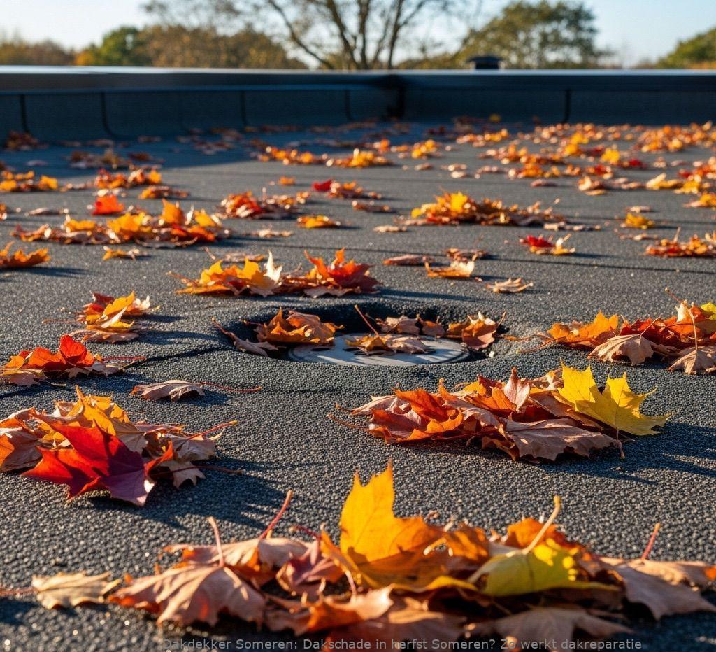 Dakschade In Herfst Someren